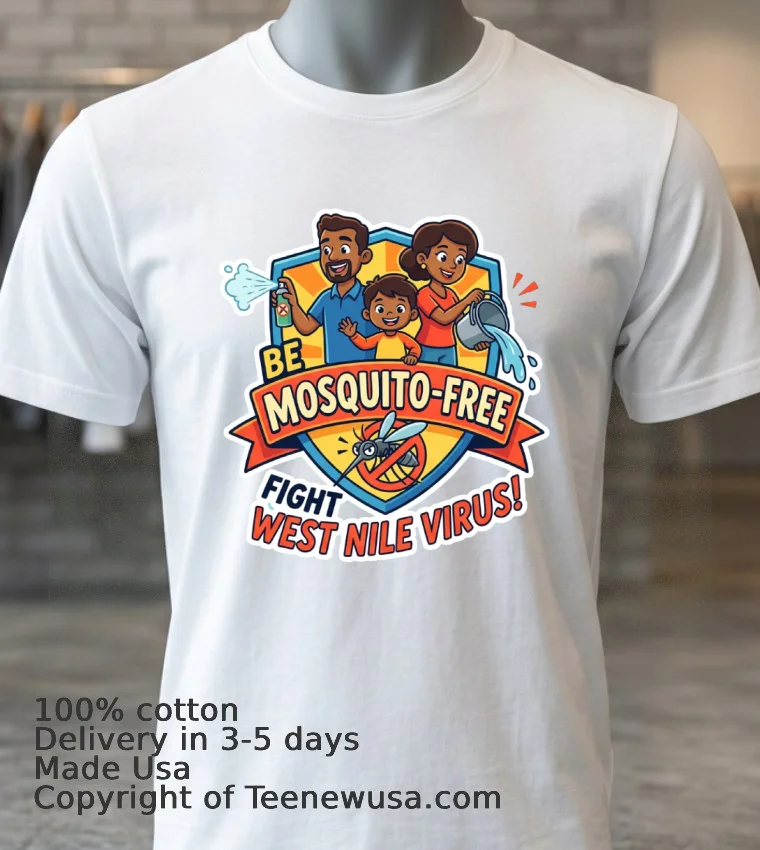 Warning About West Nile Virus Transmitted By Mosquitoes T Shirt White T Shirt 3