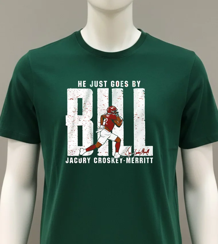 Washington Commanders Jacory Croskey Merritt Bill Shirt Green Shirt 1