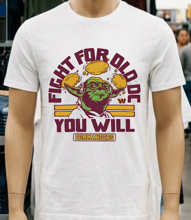 Washington Commanders X Star Wars Nfl 2025 Shirt - white-t-shirt Washington Commanders X Star Wars Nfl 2025 Shirt White T Shirt
