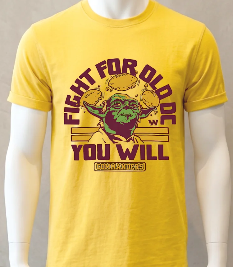 Washington Commanders X Star Wars Nfl 2025 Shirt - yellow-t-shirt Washington Commanders X Star Wars Nfl 2025 Shirt Yellow T Shirt