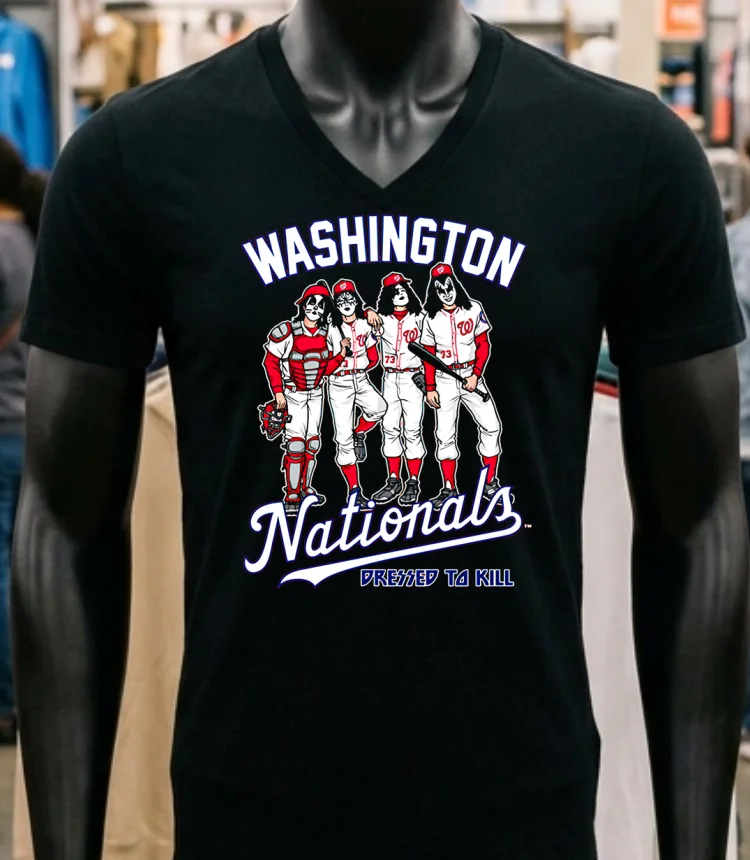Washington Nationals Dressed To Kill Shirt - balck-shirt Washington Nationals Dressed To Kill Shirt Balck Shirt 1