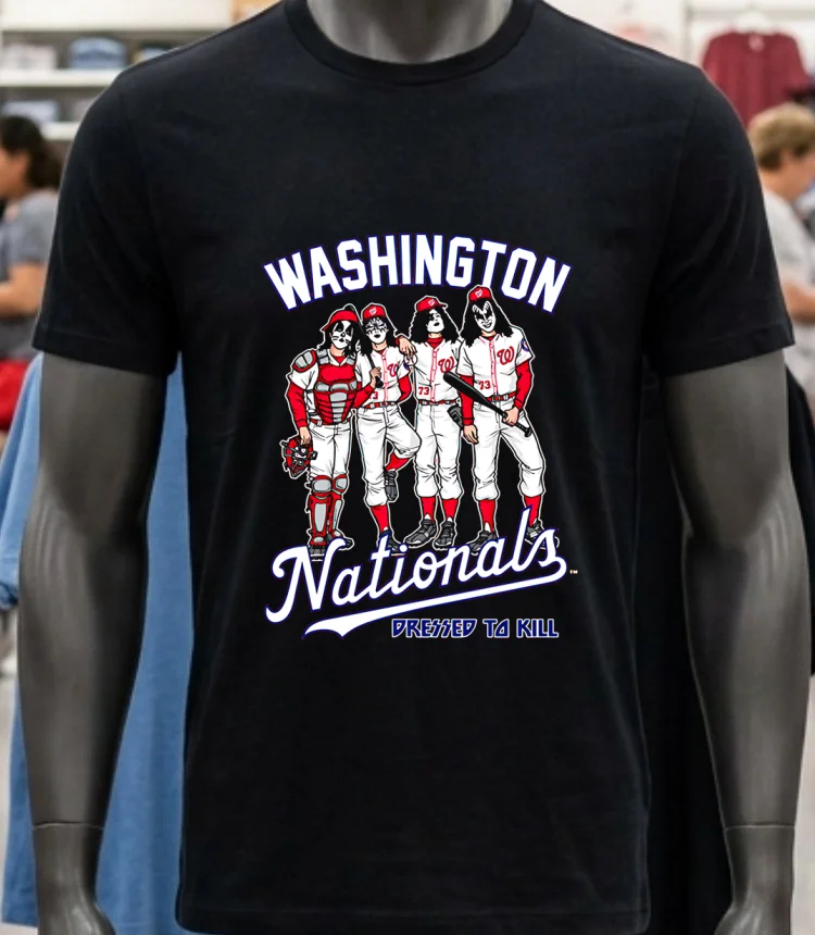 Washington Nationals Dressed To Kill Shirt Balck Shirt
