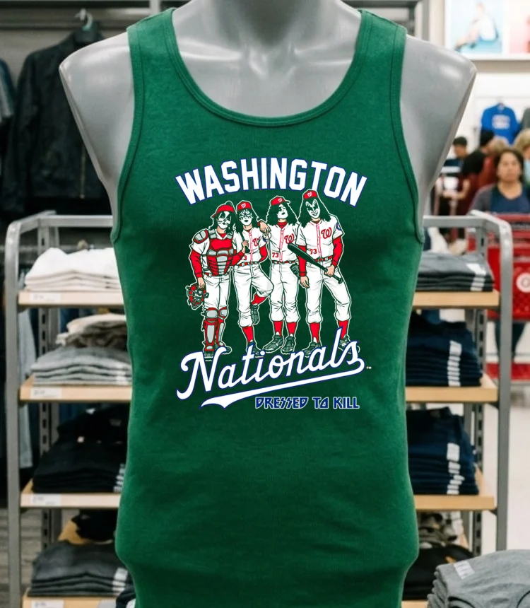 Washington Nationals Dressed To Kill Shirt Green Shirt