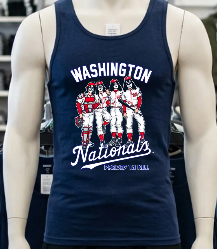 Washington Nationals Dressed To Kill Shirt - navy-shirt Washington Nationals Dressed To Kill Shirt Navy Shirt