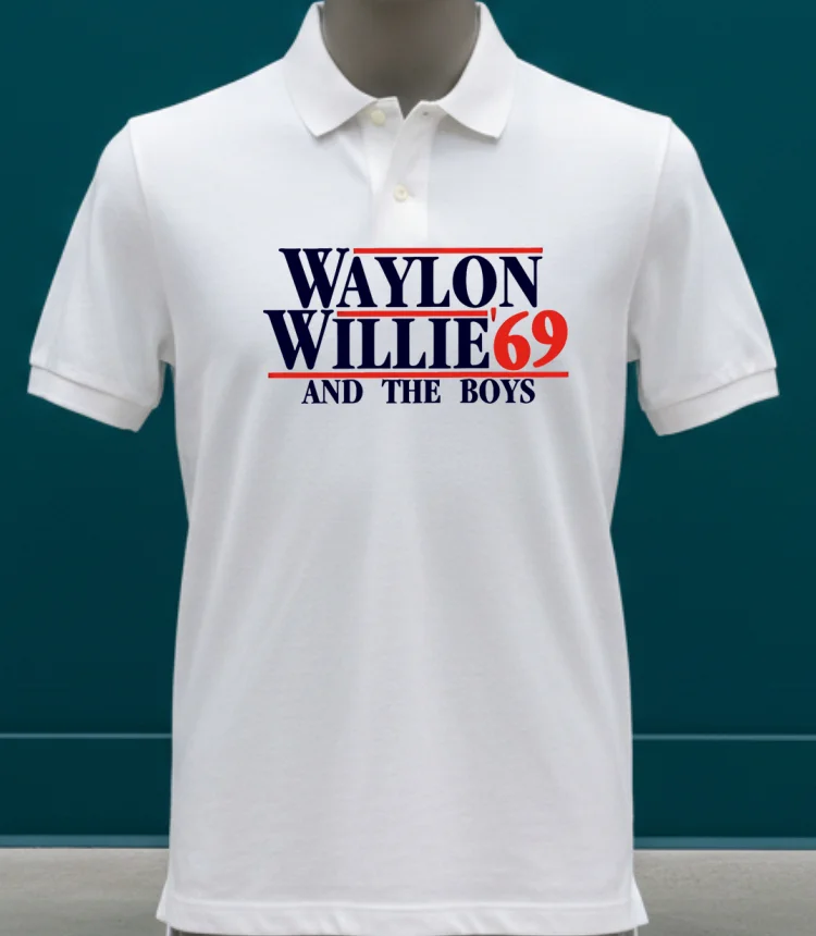 Waylon Willie 69 And The Boys Shirt - white-t-shirt Waylon Willie 69 And The Boys Shirt White T Shirt