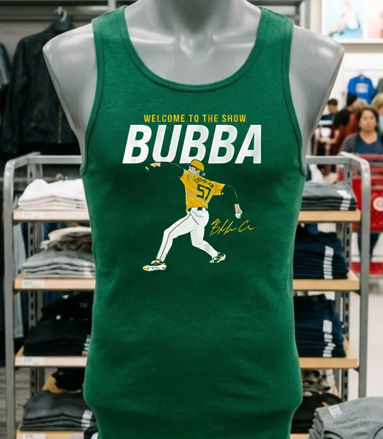 Welcome To The Show Bubba Chandler Pittsburgh Pirates Signature Shirt Green Shirt
