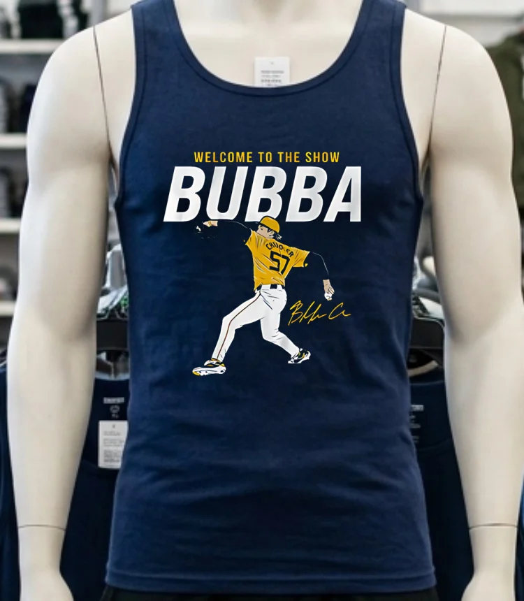 Welcome To The Show Bubba Chandler Pittsburgh Pirates Signature Shirt - navy-shirt Welcome To The Show Bubba Chandler Pittsburgh Pirates Signature Shirt Navy Shirt
