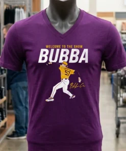 Welcome To The Show Bubba Chandler Pittsburgh Pirates Signature Shirt