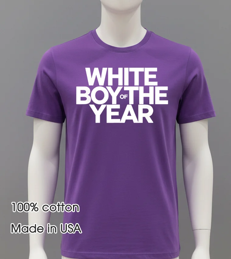 White Boy Of The Year Shirt - purple-shirt White Boy Of The Year Shirt Purple Shirt