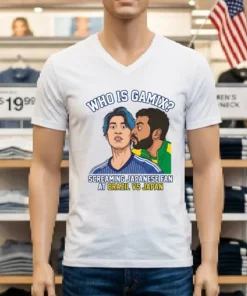 Who Is Gamix The Screaming Japanese Fan At Brazil Vs Japan Match T Shirt