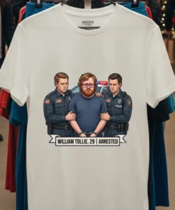 William Tollie, 29, Of Bristol, Virginia, Was Arrested By Police T Shirt