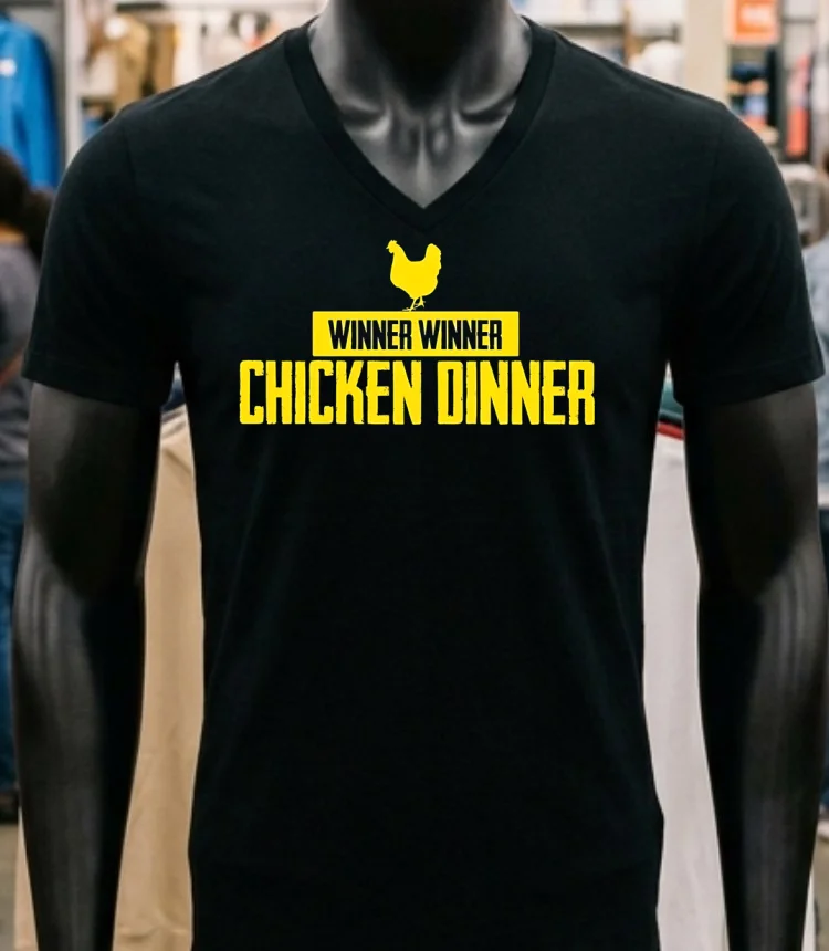 Winner Winner Chicken Dinner Pubg Shirt - balck-shirt Winner Winner Chicken Dinner Pubg Shirt Balck Shirt 1