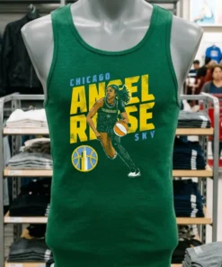 Wnba Angel Reese Chicago Sky Slant Shirt