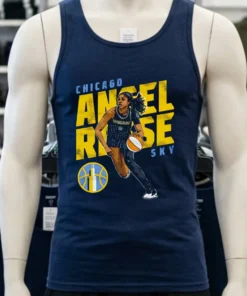 Wnba Angel Reese Chicago Sky Slant Shirt
