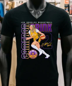 Wnba Cameron Brink Los Angeles Sparks Player Number 22 Shirt