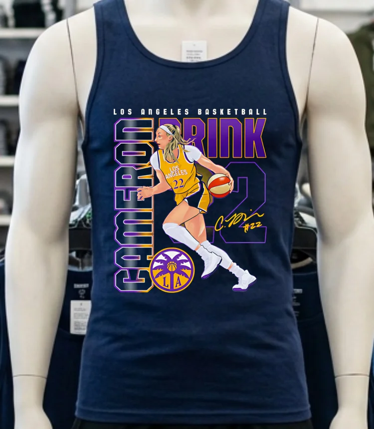Wnba Cameron Brink Los Angeles Sparks Player Number 22 Shirt - navy-shirt Wnba Cameron Brink Los Angeles Sparks Player Number 22 Shirt Navy Shirt