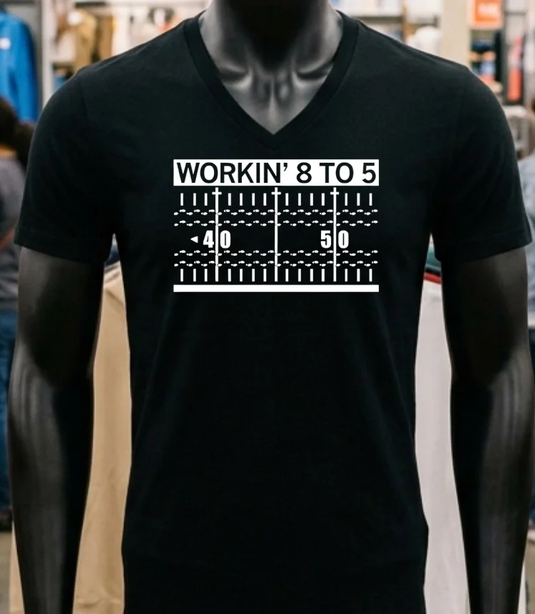 Workin 8 To 5 Shirt Balck Shirt 1
