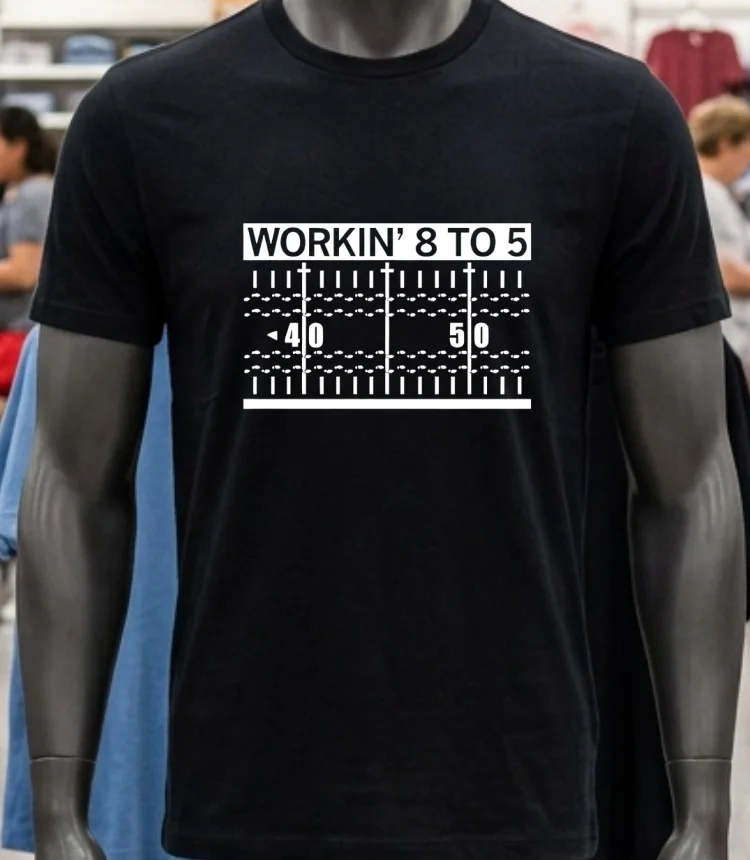 Workin’ 8 To 5 Shirt - balck-shirt Workin 8 To 5 Shirt Balck Shirt