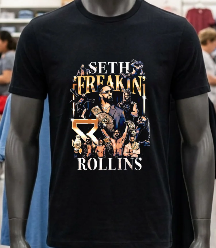 World Heavyweight Champion 2025 Seth Freakin Rollins Graphic Shirt - balck-shirt World Heavyweight Champion 2025 Seth Freakin Rollins Graphic Shirt Balck Shirt