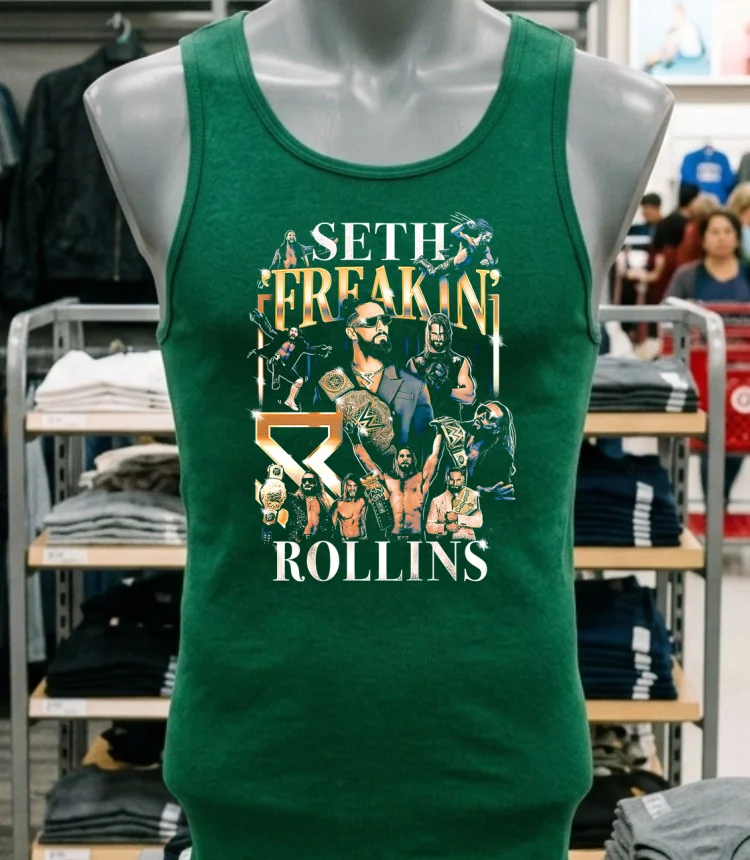 World Heavyweight Champion 2025 Seth Freakin Rollins Graphic Shirt - green-shirt World Heavyweight Champion 2025 Seth Freakin Rollins Graphic Shirt Green Shirt