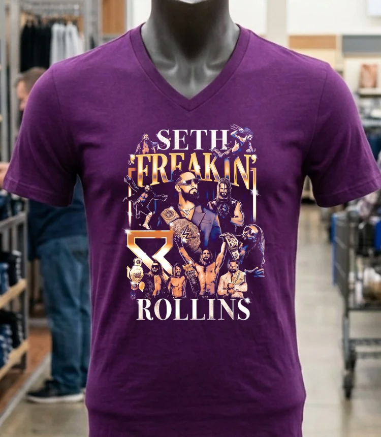 World Heavyweight Champion 2025 Seth Freakin Rollins Graphic Shirt - purple-shirt World Heavyweight Champion 2025 Seth Freakin Rollins Graphic Shirt Purple Shirt