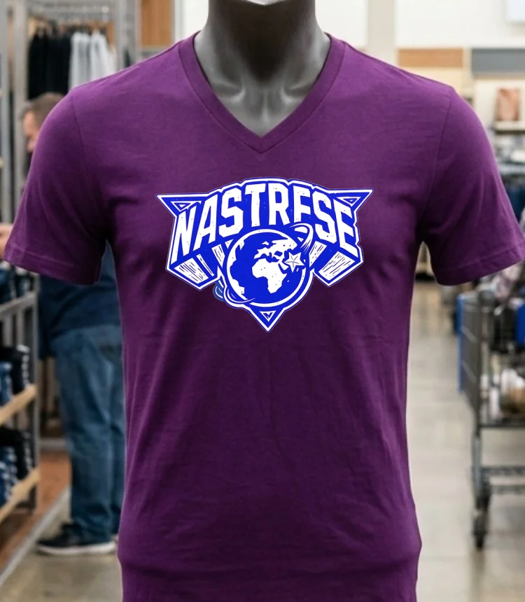 World Wide Nastrese Logo Shirt Purple Shirt 1