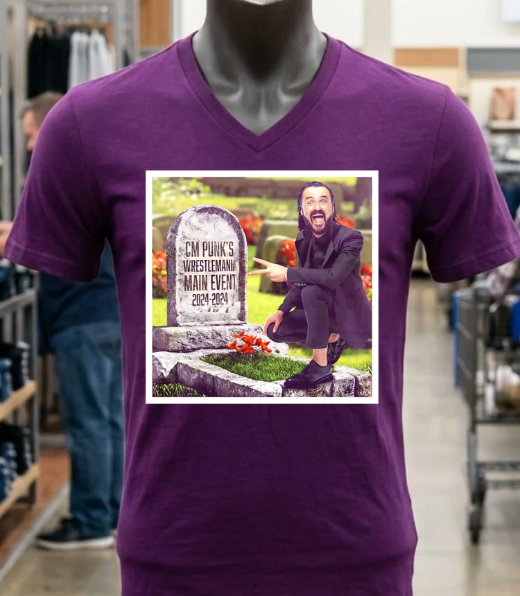 Wwe Cm Punk Peace Sign Pose Shirt - purple-shirt Wwe Cm Punk Peace Sign Pose Shirt Purple Shirt 1