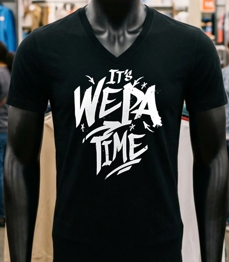 Wwe It S Wepa Time Shirt - balck-shirt Wwe Its Wepa Time Shirt Balck Shirt 1