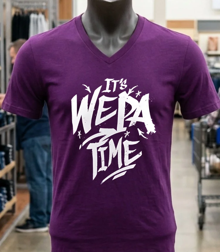 Wwe Its Wepa Time Shirt Purple Shirt 1