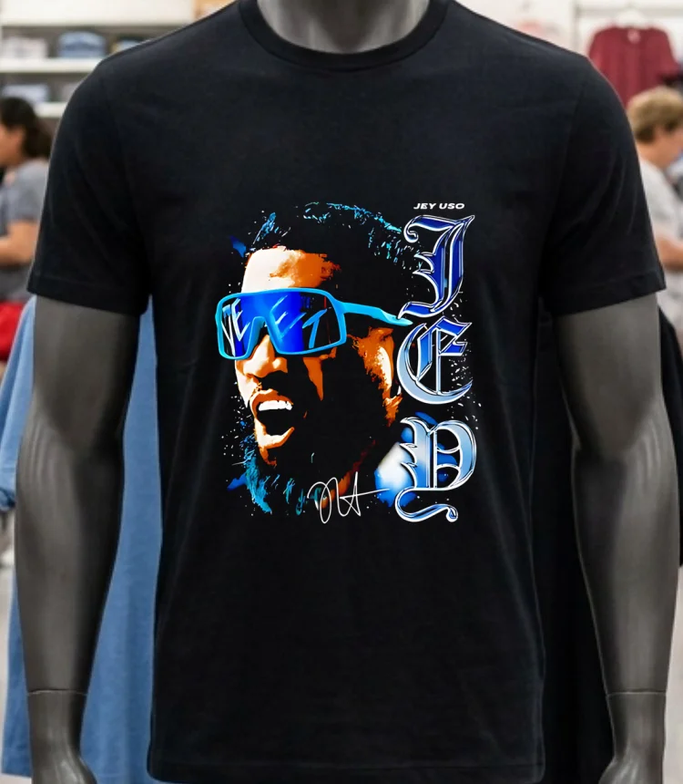 Wwe Jey Uso Jey Big Head Shirt - balck-shirt Wwe Jey Uso Jey Big Head Shirt Balck Shirt