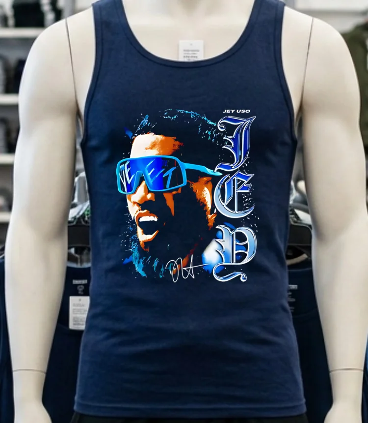 Wwe Jey Uso Jey Big Head Shirt - navy-shirt Wwe Jey Uso Jey Big Head Shirt Navy Shirt