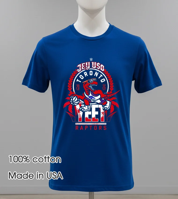 Wwe Jey Uso X Raptors Shirt - navy-shirt Wwe Jey Uso X Raptors Shirt Navy Shirt 1