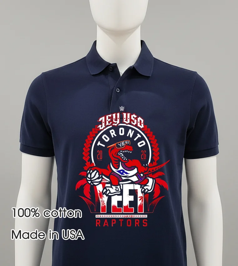 Wwe Jey Uso X Raptors Shirt - navy-shirt Wwe Jey Uso X Raptors Shirt Navy Shirt 2
