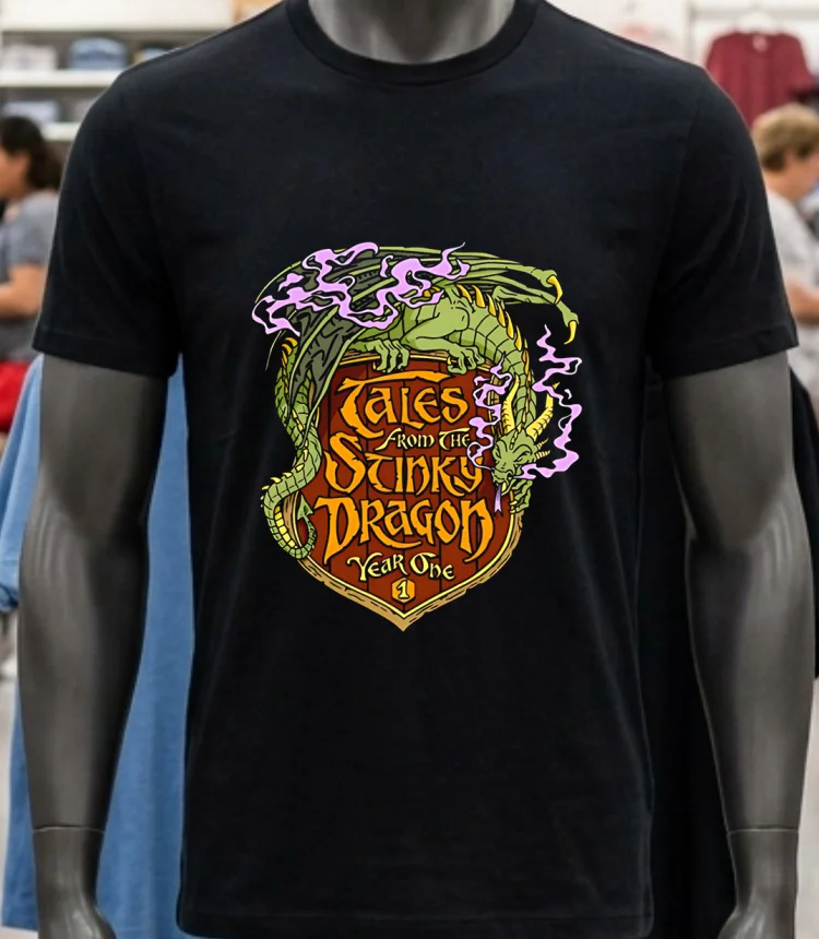 Year One Anniversary Classic Logo Shirt Balck Shirt