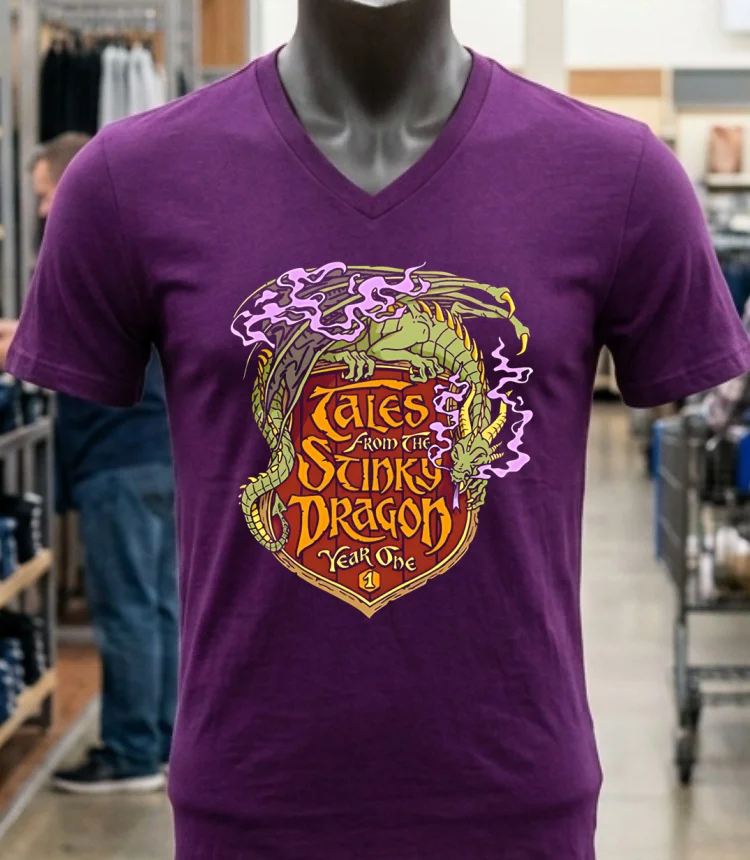 Year One Anniversary Classic Logo Shirt - purple-shirt Year One Anniversary Classic Logo Shirt Purple Shirt 1