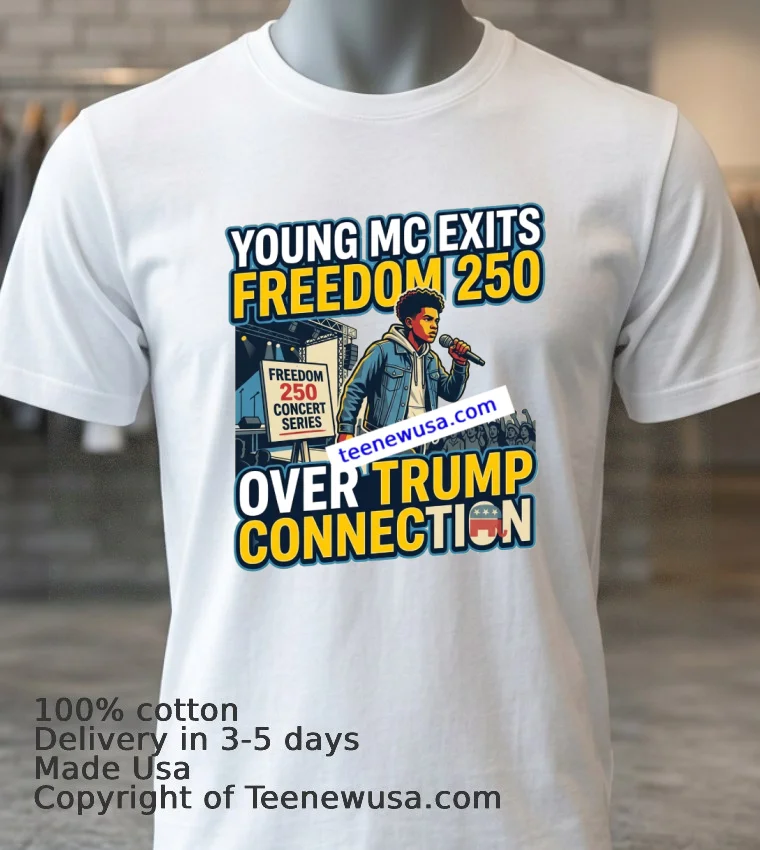 Young Mc Exits Freedom 250 Concert Series T Shirt White T Shirt 3