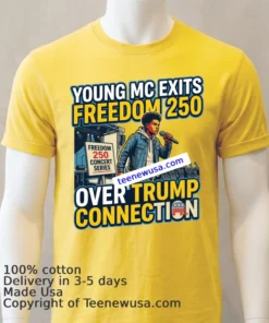Young Mc Exits Freedom 250 Concert Series T Shirt