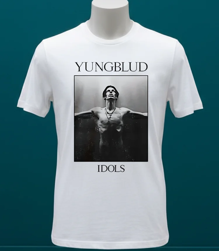 Yungblud Idols World Tour 2025 Shirt - white-t-shirt Yungblud Idols World Tour 2025 Shirt White T Shirt 1