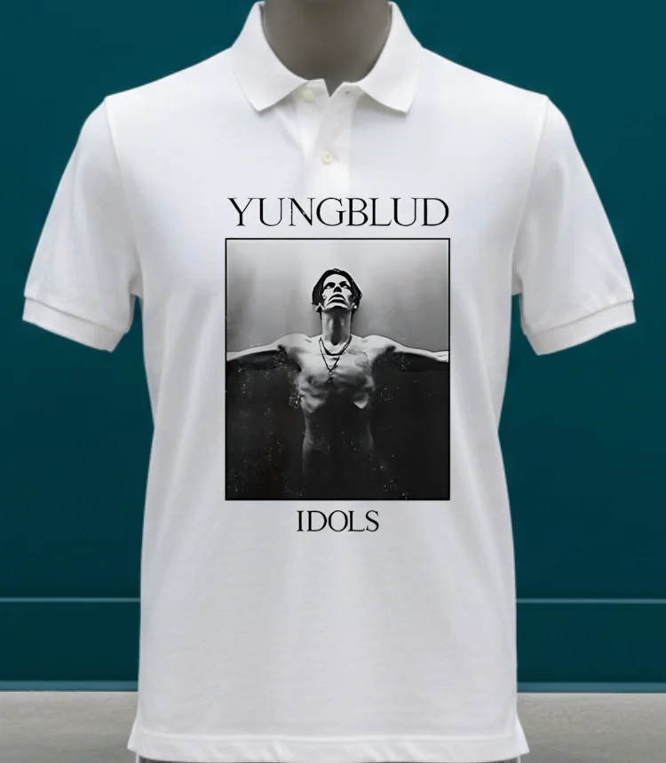 Yungblud Idols World Tour 2025 Shirt - white-t-shirt Yungblud Idols World Tour 2025 Shirt White T Shirt