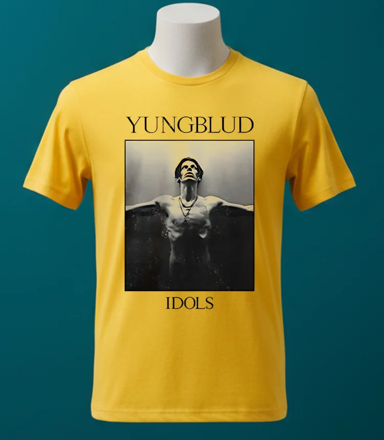 Yungblud Idols World Tour 2025 Shirt - yellow-t-shirt Yungblud Idols World Tour 2025 Shirt Yellow T Shirt 1