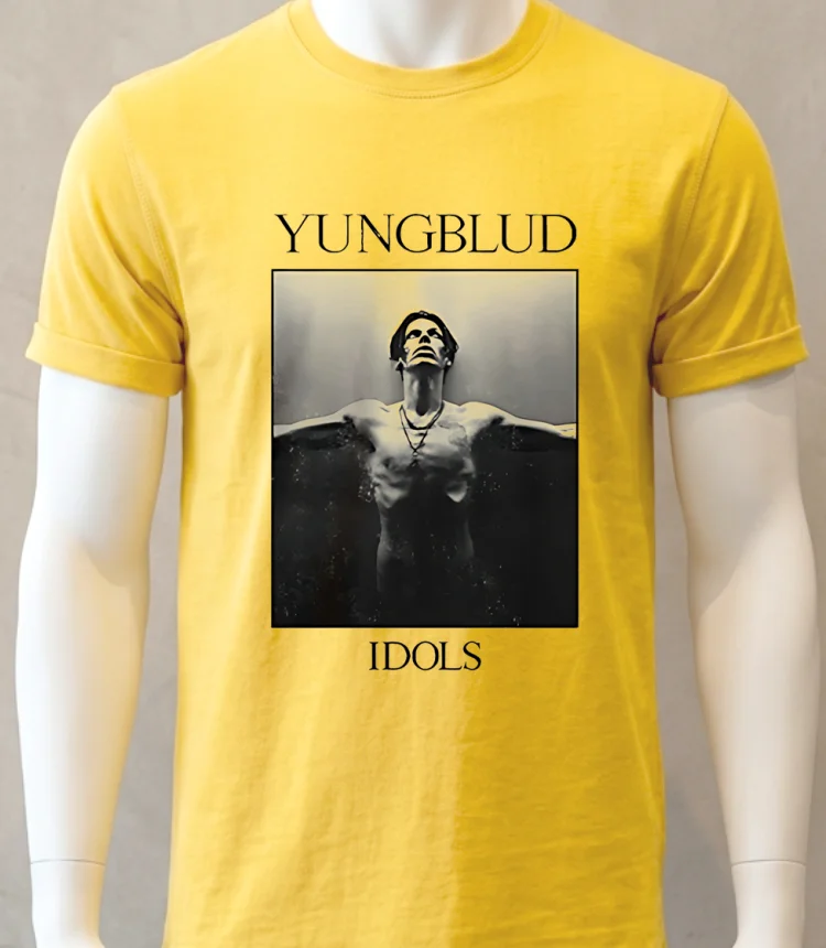 Yungblud Idols World Tour 2025 Shirt - yellow-t-shirt Yungblud Idols World Tour 2025 Shirt Yellow T Shirt