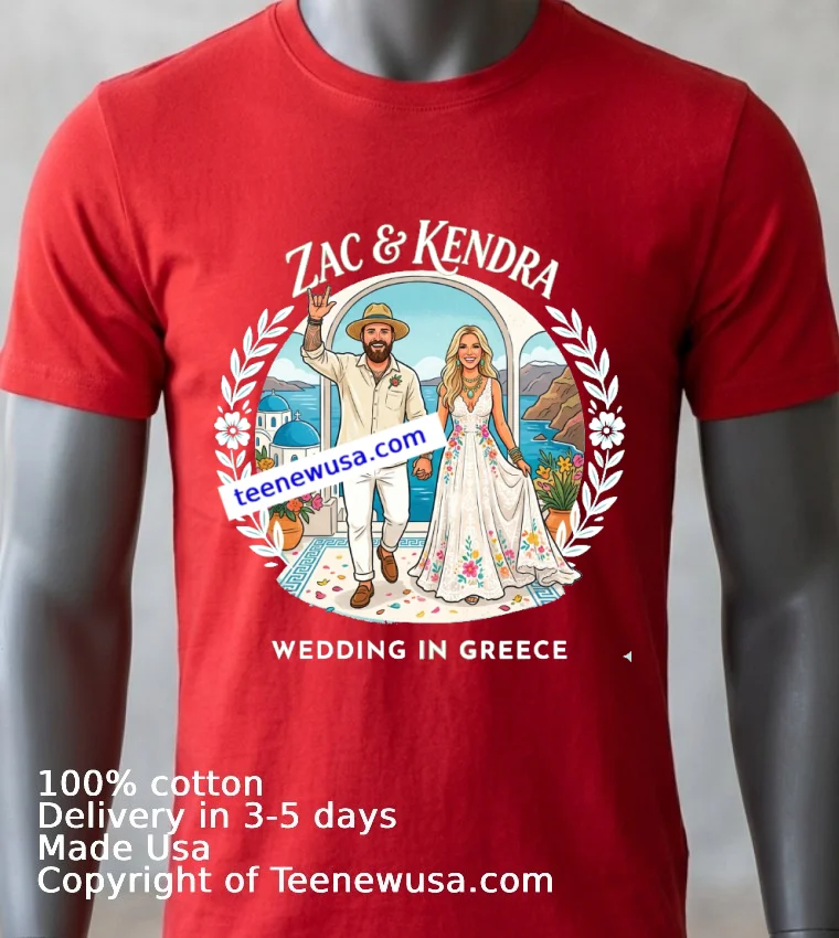 Zac Brown Marries Kendra Scott T Shirt Red Shirt